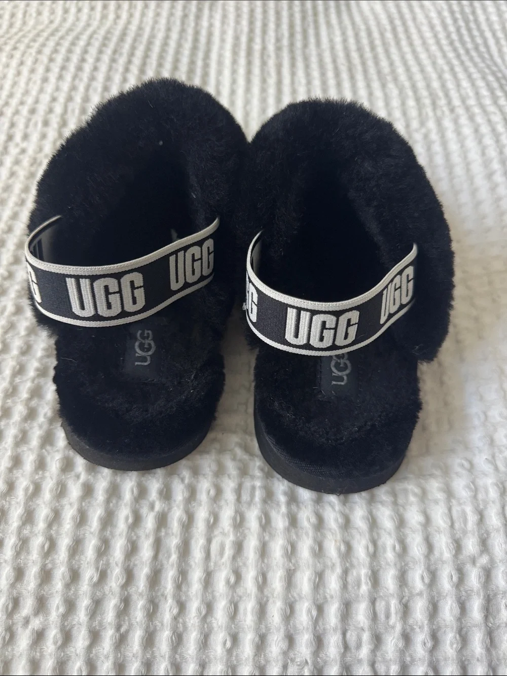 Kids' UGG Funkette Genuine Shearling Slipper